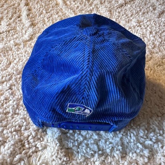 Vintage Seattle Seahawks Corduroy Hat - Picture 2 of 4